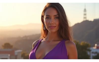 Sofía Robles, actriz española en un photocall en Los Ángeles, mostrando confianza.